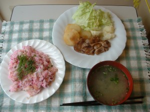 デイケア作品料理教室
